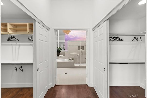 Interior, Walk-in Closets, Wood Texture Flooring