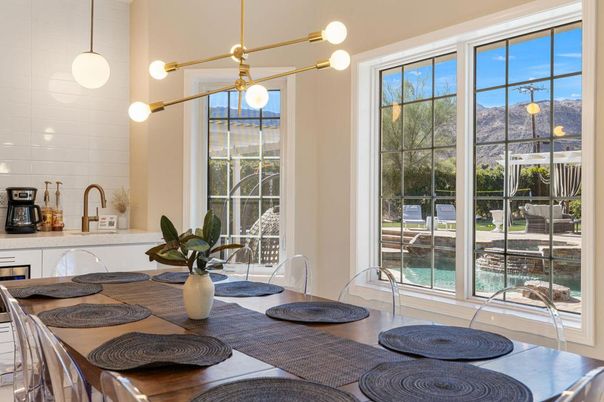 Dining room, Interior, Pendant Lights