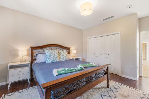 Bedroom, Interior, Wood Texture Flooring