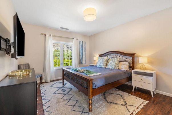 Bedroom, Interior, Wood Texture Flooring