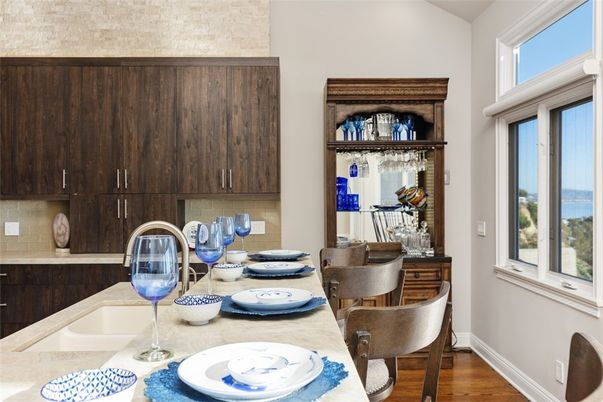 Dining room, Interior, Wood Texture Flooring