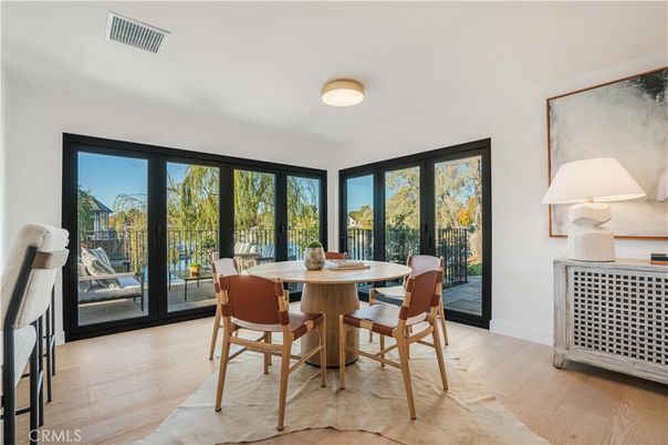 Dining room, Interior, Wood Texture Flooring