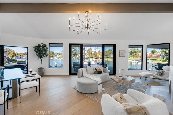 Chandelier, Interior, Living room, Water, Wood Texture Flooring