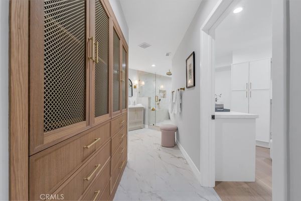 Bathroom, Glass Shower, Interior, Marble, Recessed Lighting