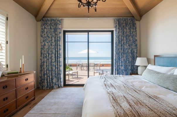 Bedroom, Interior, Water, Wooden Beams, Wooden Ceilings, Wood Texture Flooring