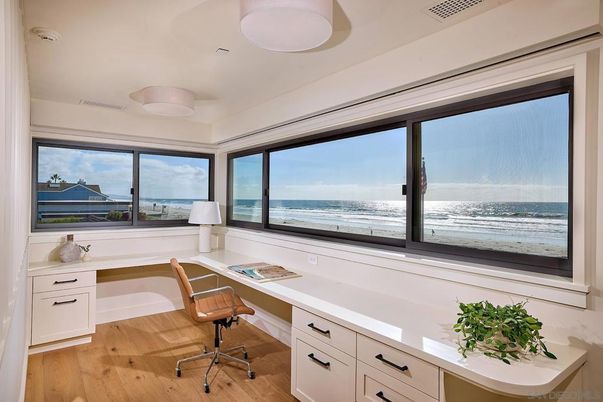 Home Office, Interior, Water, Wood Texture Flooring