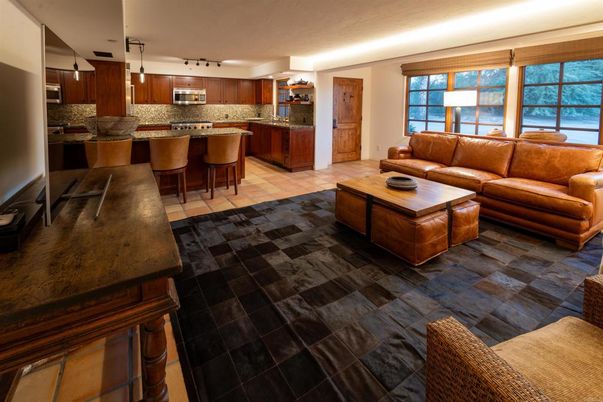 Interior, Kitchen, Living room, Pendant Lights, Stainless Steel Appliances