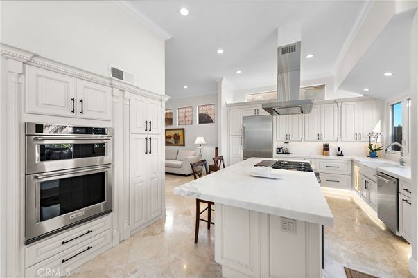 Interior, Kitchen, Recessed Lighting, Stainless Steel Appliances