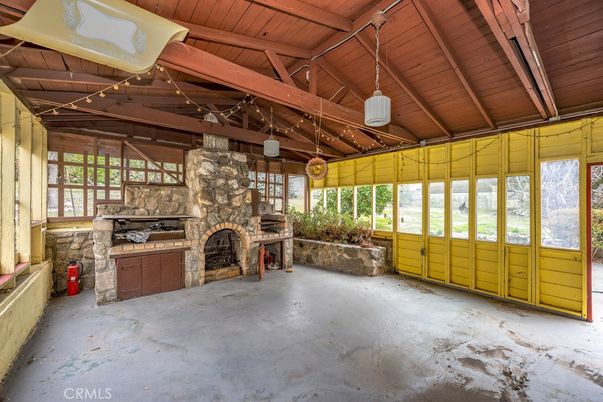 Fireplace, Interior, Pendant Lights, Stone Walls, Wooden Beams, Wooden Ceilings