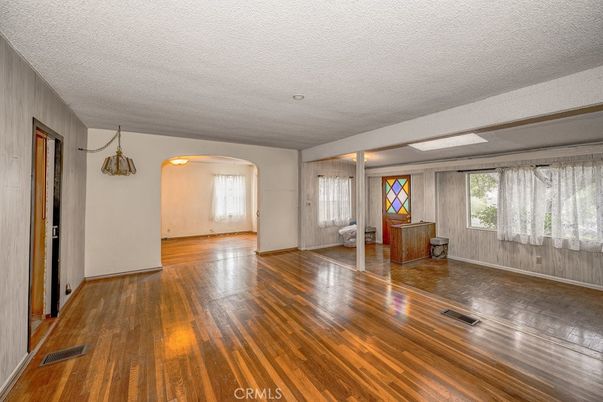 Empty room, Interior, Wood Texture Flooring