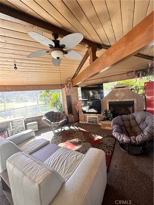 Interior, Living room, Wooden Ceilings