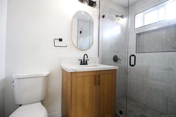 Bathroom, Glass Shower, Interior