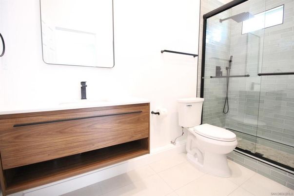 Bathroom, Glass Shower, Interior