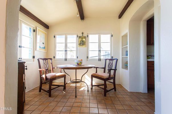 Dining room, Interior, Wooden Beams