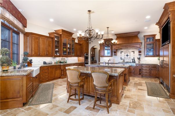 Chandelier, Interior, Kitchen, Recessed Lighting