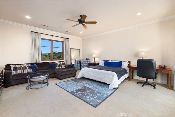 Bedroom, Home Office, Interior, Recessed Lighting
