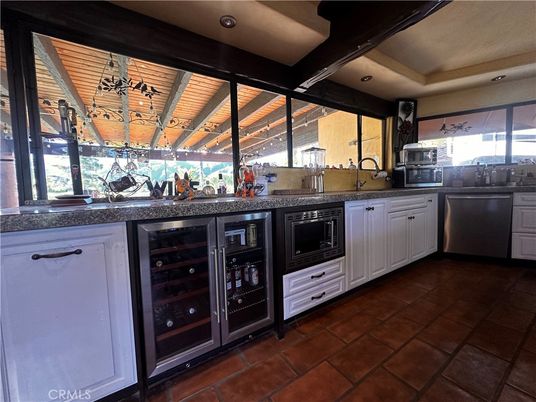 Interior, Kitchen, Recessed Lighting, Stainless Steel Appliances, Wooden Ceilings