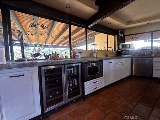Interior, Kitchen, Recessed Lighting, Stainless Steel Appliances, Wooden Ceilings