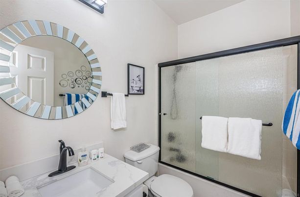 Bathroom, Glass Shower, Interior