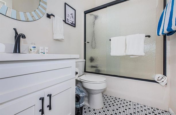 Bathroom, Glass Shower, Interior