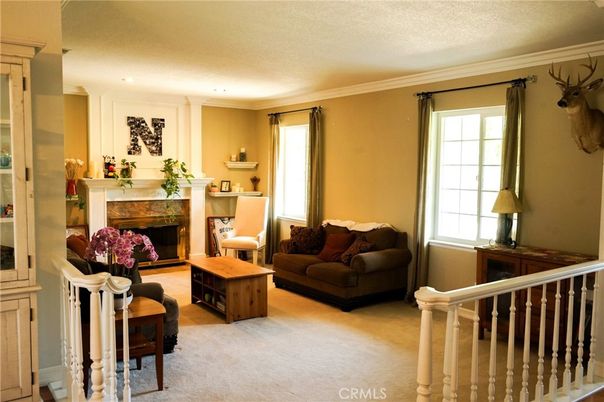 Fireplace, Interior, Living room, Recessed Lighting