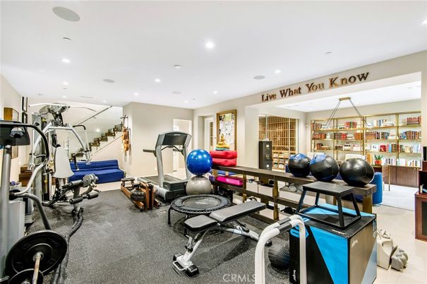 Fitness Equipment, Interior, Recessed Lighting