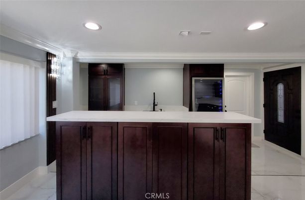 Interior, Kitchen, Marble, Recessed Lighting