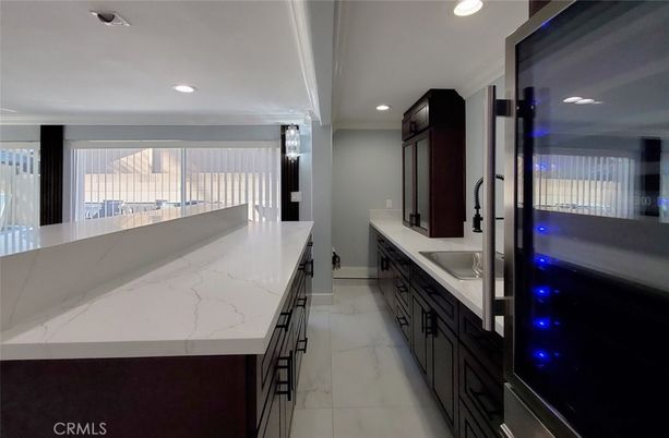 Interior, Kitchen, Marble, Recessed Lighting