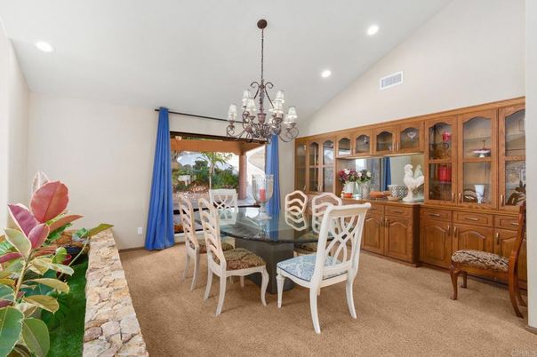 Chandelier, Dining room, Interior, Recessed Lighting