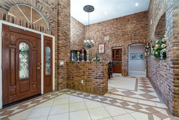 Chandelier, Interior, Pendant Lights, Recessed Lighting, Stone Walls