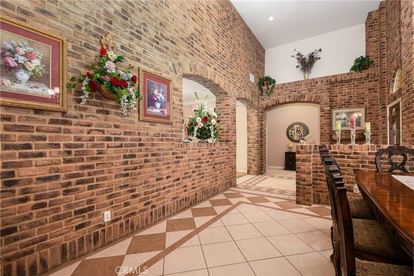 Interior, Recessed Lighting, Stone Walls