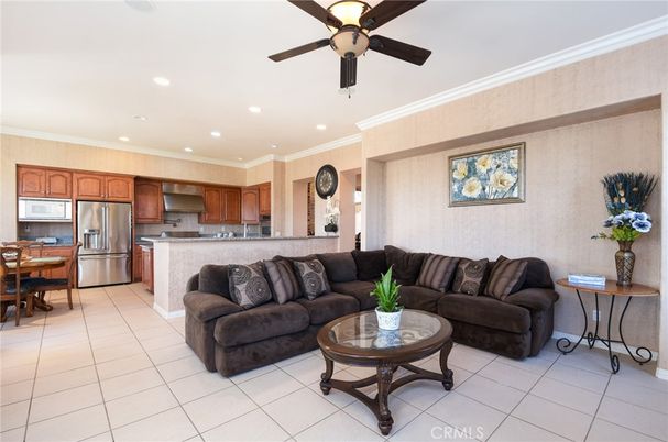 Dining room, Interior, Kitchen, Living room, Recessed Lighting, Stainless Steel Appliances