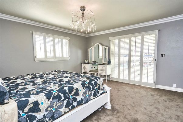 Bedroom, Chandelier, Interior