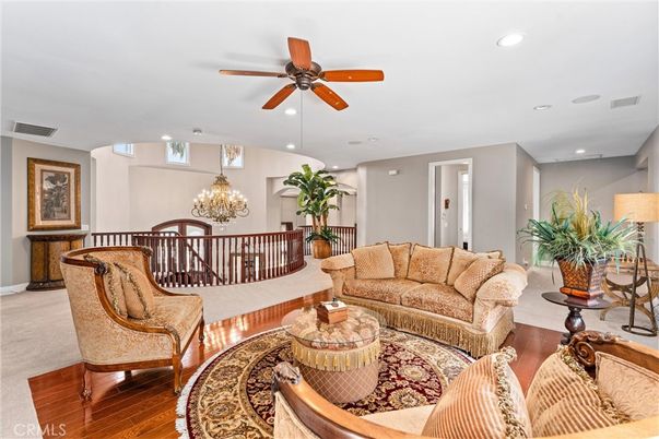 Chandelier, Interior, Living room, Recessed Lighting, Wood Texture Flooring