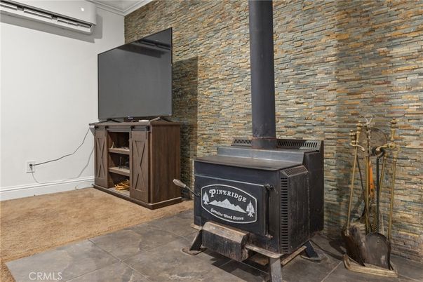 Fireplace, Interior, Stone Walls