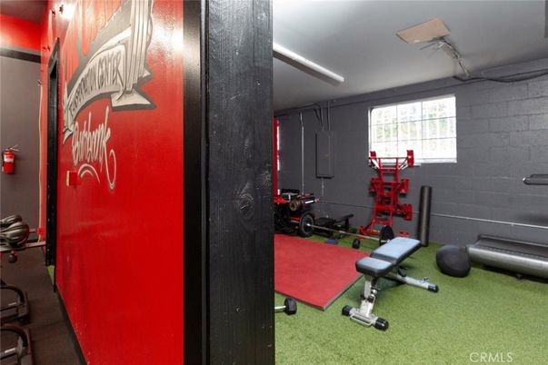 Fitness Equipment, Interior, Stone Walls