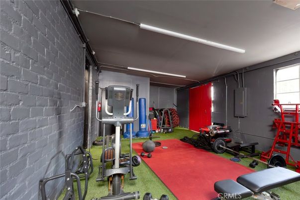 Fitness Equipment, Interior, Stone Walls
