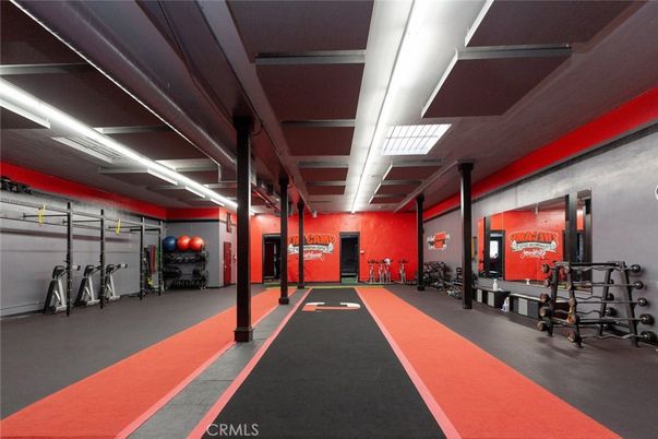 Fitness Equipment, Interior, Recessed Lighting