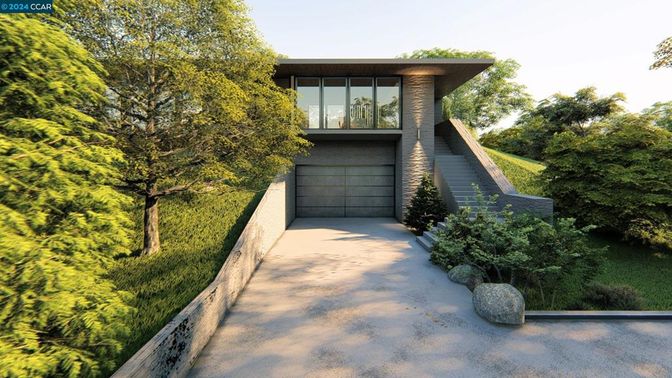Attached, Exterior, Facade, Modern