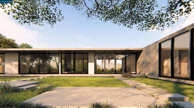 Backyard, Exterior, Facade, Modern