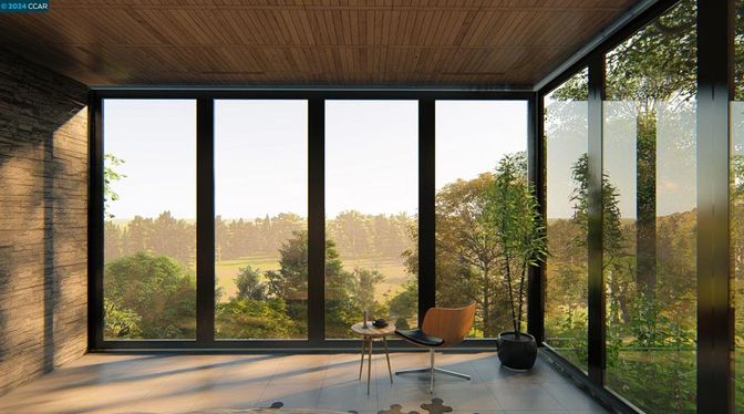 Interior, Sun Room, Wooden Ceilings