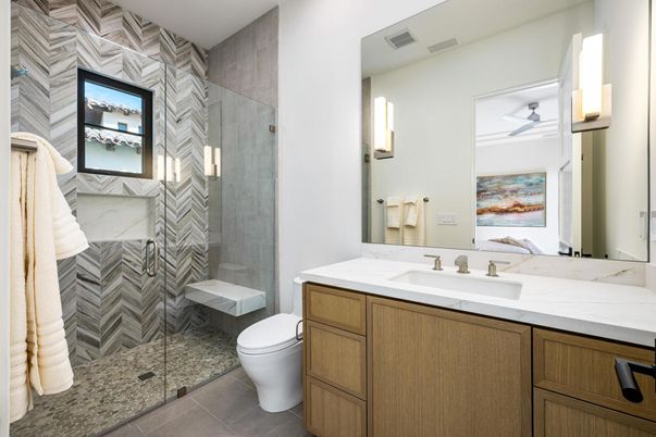 Bathroom, Glass Shower, Interior
