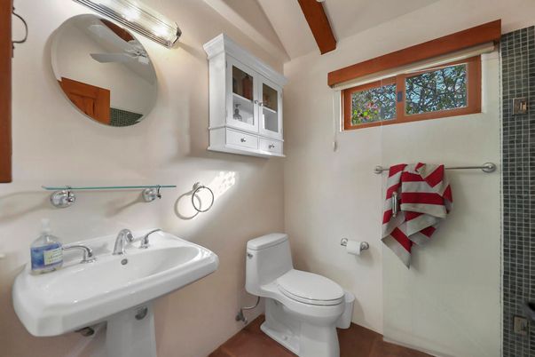 Bathroom, Interior, Wooden Beams, Wood Texture Flooring
