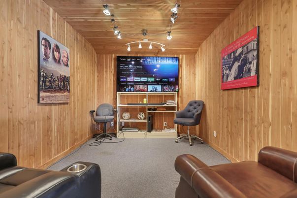 Home Office, Interior, Wooden Ceilings, Wooden Walls