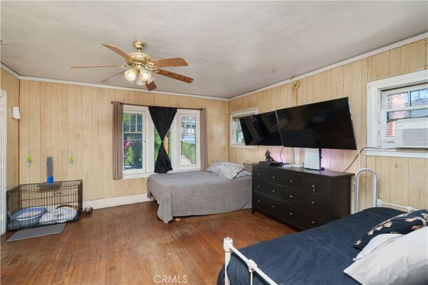 Bedroom, Interior, Wood Texture Flooring, Wooden Walls