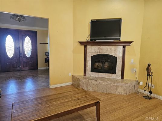 Fireplace, Interior, Wood Texture Flooring
