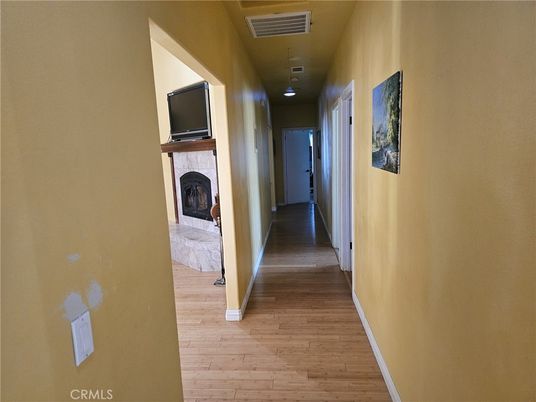 Fireplace, Interior, Wood Texture Flooring