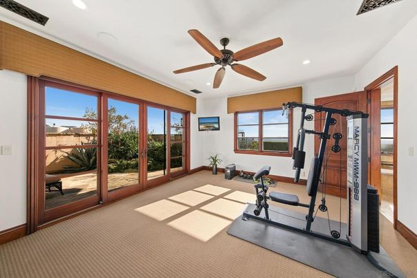 Fitness Equipment, Interior, Recessed Lighting