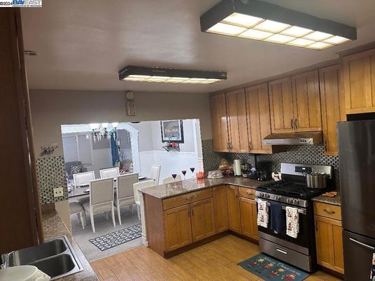 Dining room, Interior, Kitchen, Wood Texture Flooring