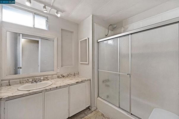 Bathroom, Dual Sink Vanities, Glass Shower, Interior
